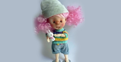 pip with bunny