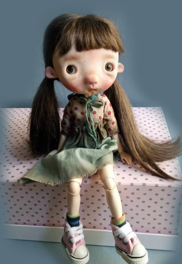 Pepe resin handmade Obitsu22 BJD doll by Ppinkydolls