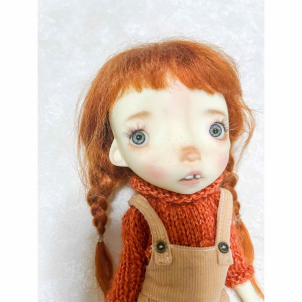 Malisa doll 11.5' with faceup eyes wig as photos - Image 2