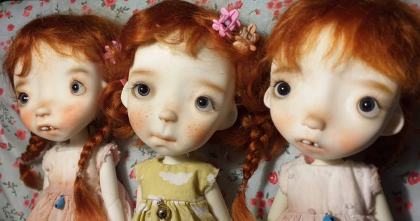 Lilith doll 11.5' with faceup eyes  hair  wig - Image 7