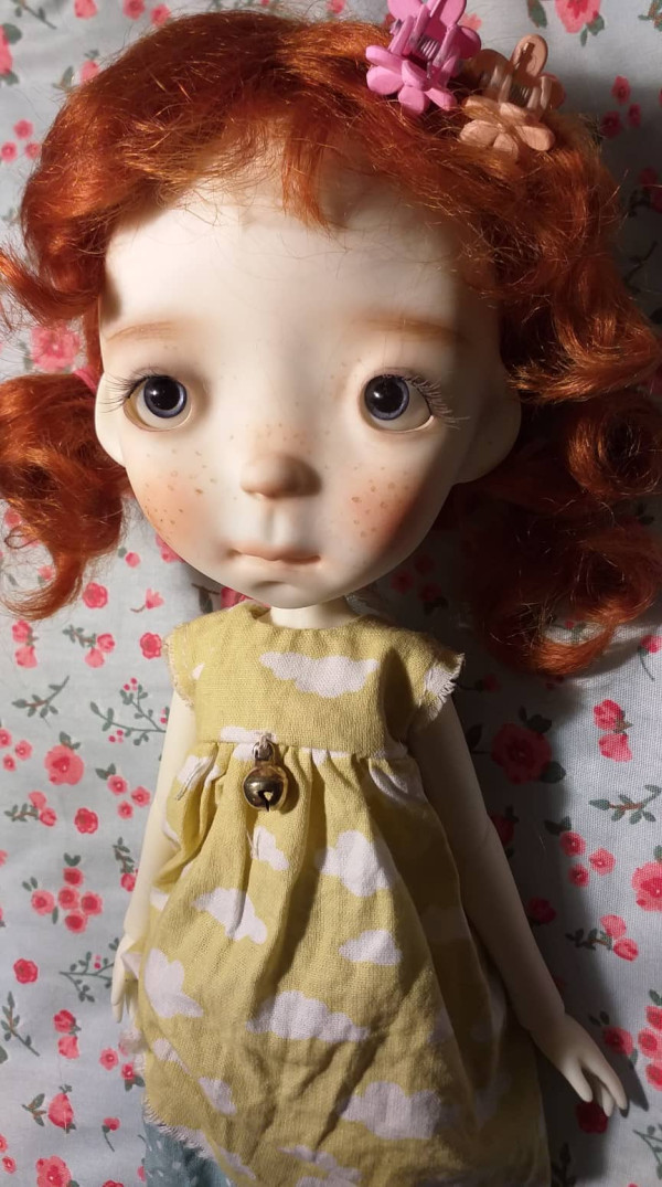 Lilith doll 11.5' with faceup eyes  hair  wig - Image 2