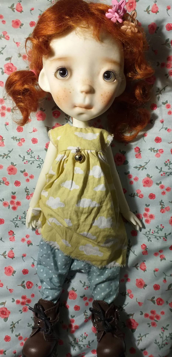 Lilith doll 11.5' with faceup eyes  hair  wig - Image 3