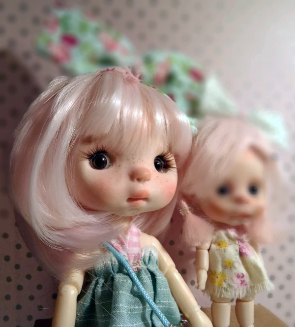 Jesica' OOAK doll 7 inches by Ppinkydolls - Image 5