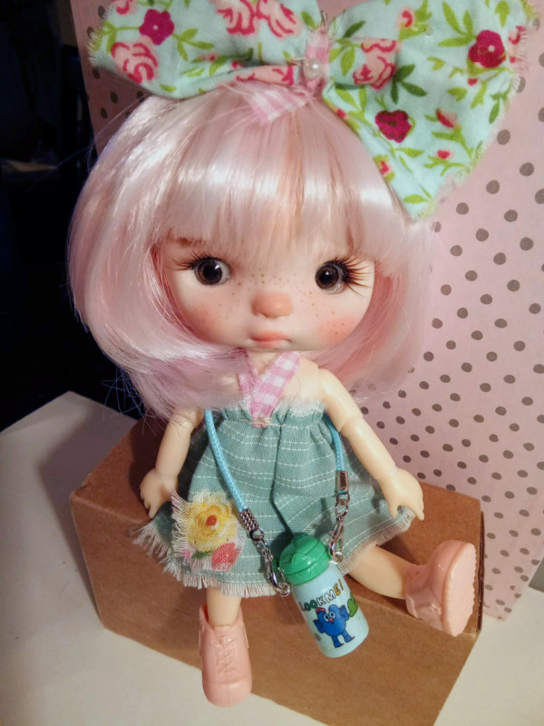 Jesica' OOAK doll 7 inches by Ppinkydolls - Image 3
