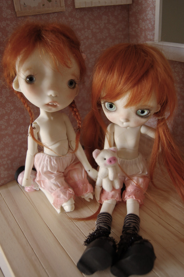 Malisa doll 11.5' with faceup eyes wig - Image 4