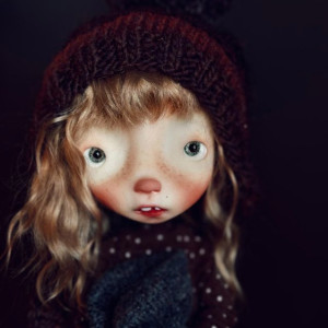 Malisa doll 11.5' with faceup eyes Light Brown soft wig as photos