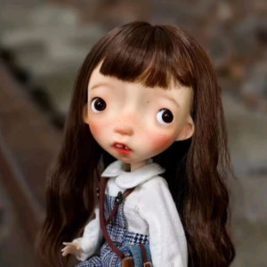 Malisa doll 11.5' with faceup eyes wig as photos