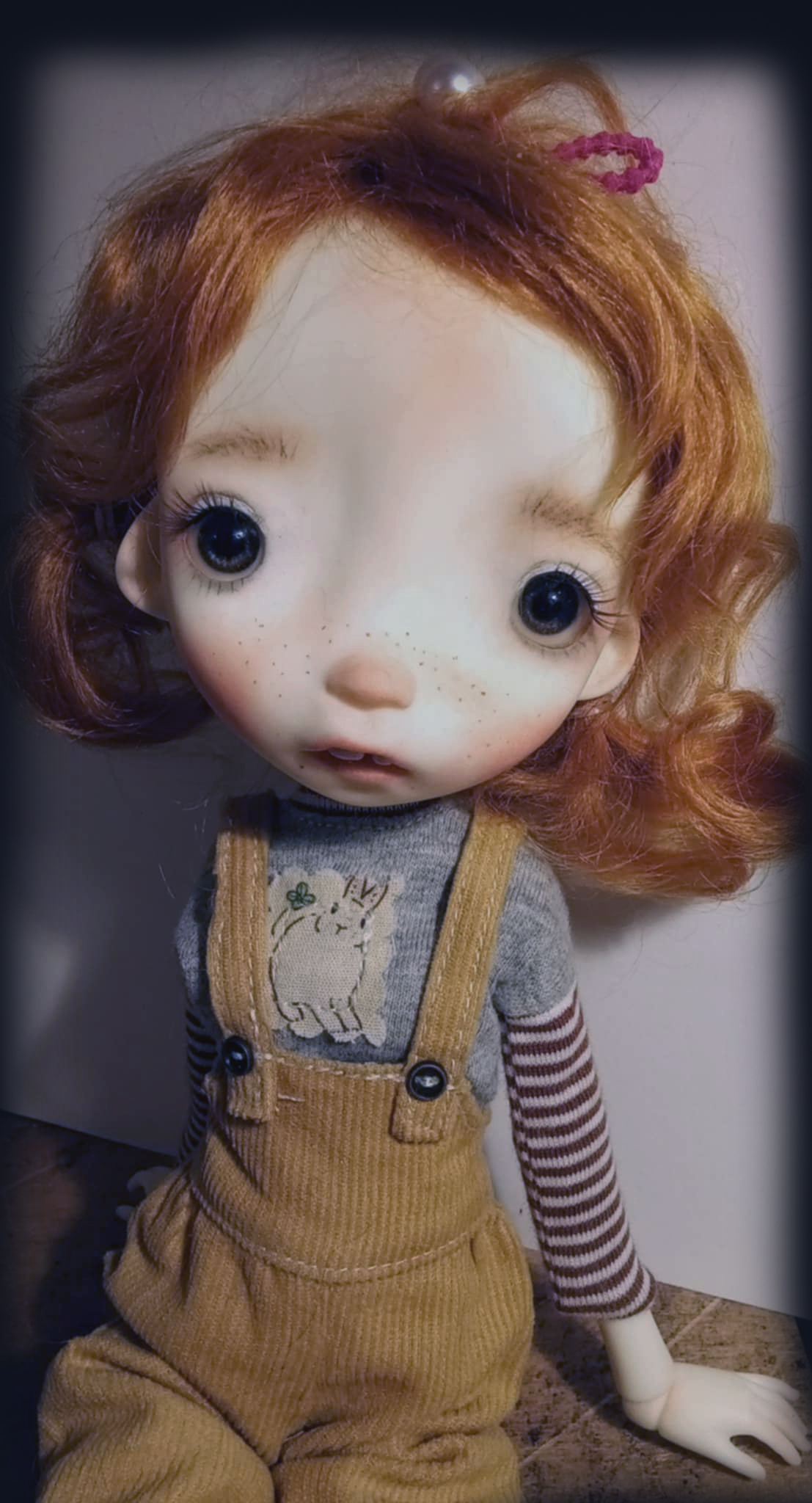 Malisa ready bjd resin collectible doll with her tiny doll..OOAK 12 inches full set - Image 4