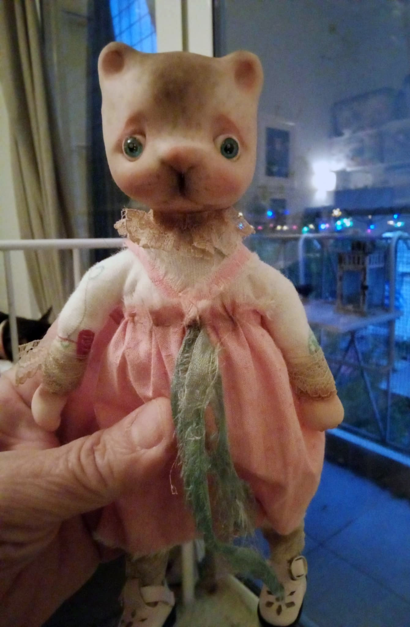 Gatini , OOAK handmade art doll,by Ppinkydolls - Image 2