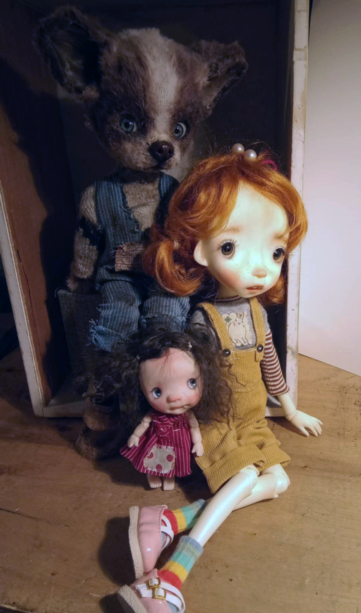 Malisa ready bjd resin collectible doll with her tiny doll..OOAK 12 inches full set - Image 7