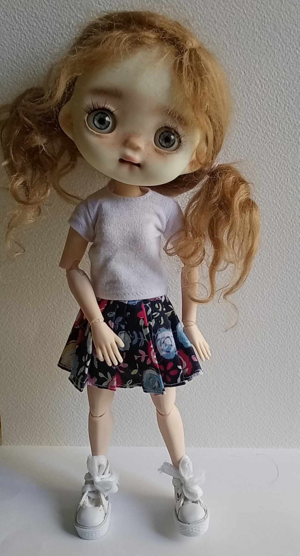 Tutu blonde hair,Ppinklings with assembled body..Blythe size full set. - Image 6