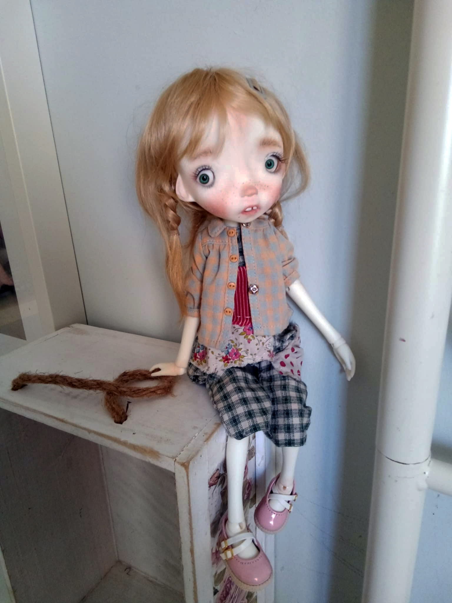 Malisa a ready bjd resin doll 12 inches full set - Image 5