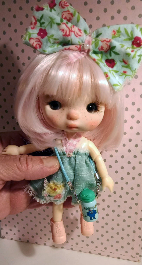 Jesica' OOAK doll 7 inches by Ppinkydolls - Image 2