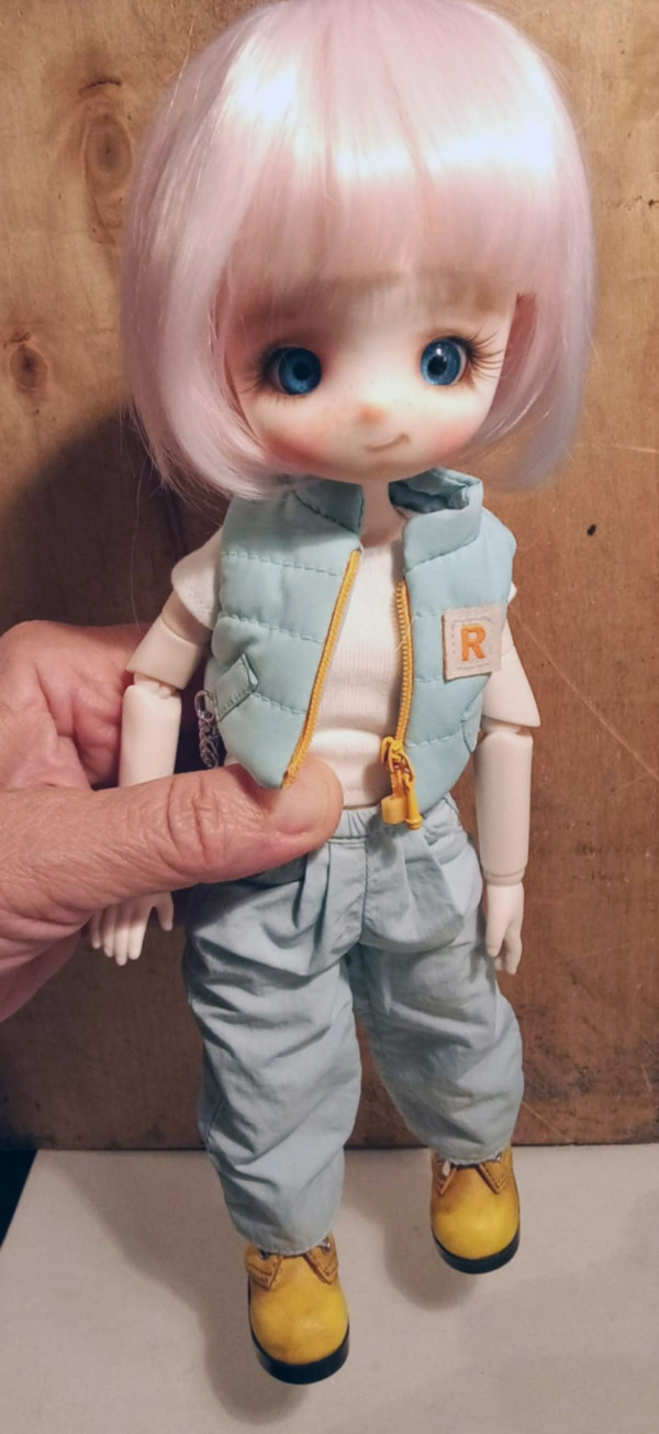Dolthy kawaii bjd doll 1/6 -30cm,12 inches ,full set with outfits - Image 2