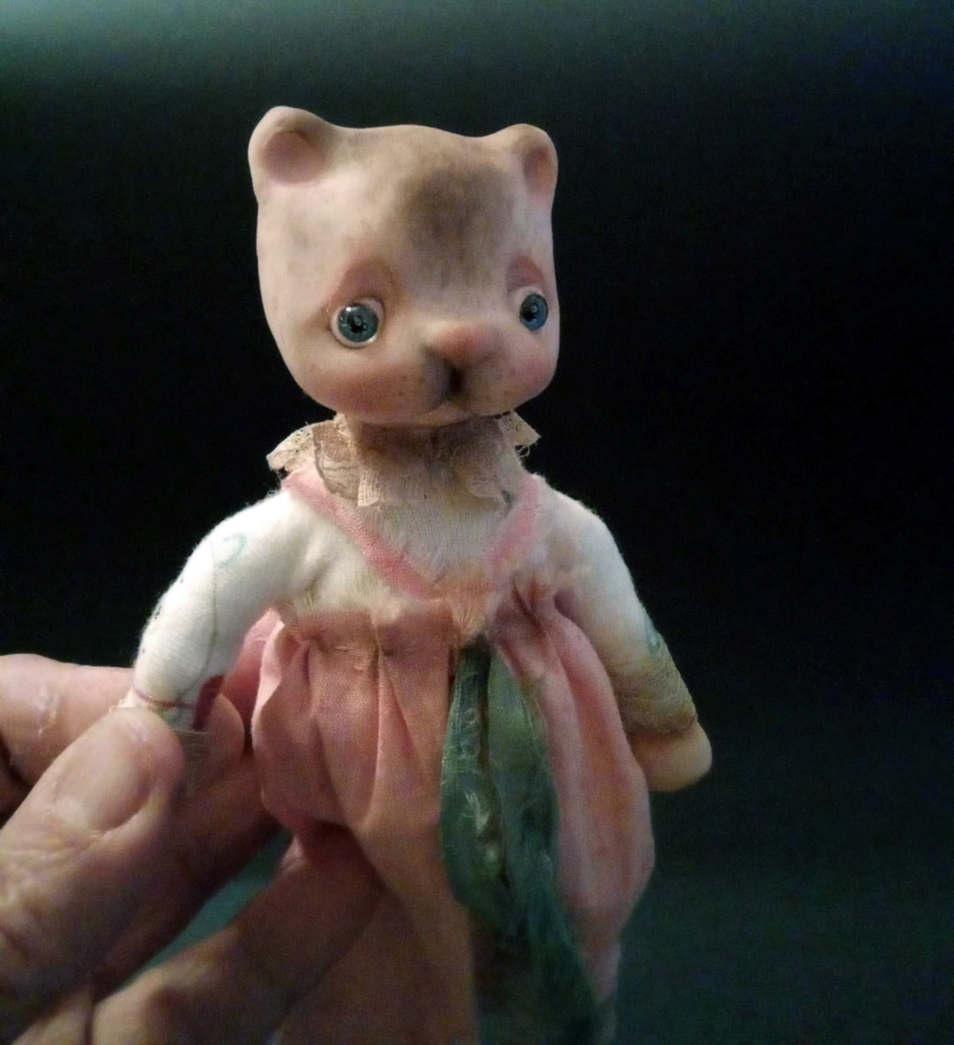 Gatini , OOAK handmade art doll,by Ppinkydolls