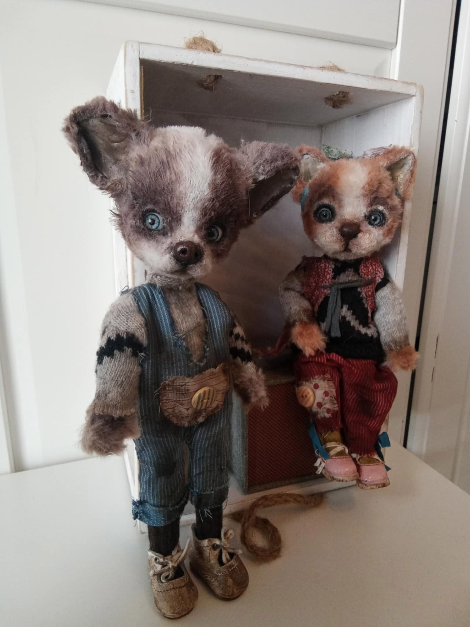 Kiki cat doll OOAK collectible art doll - Image 6