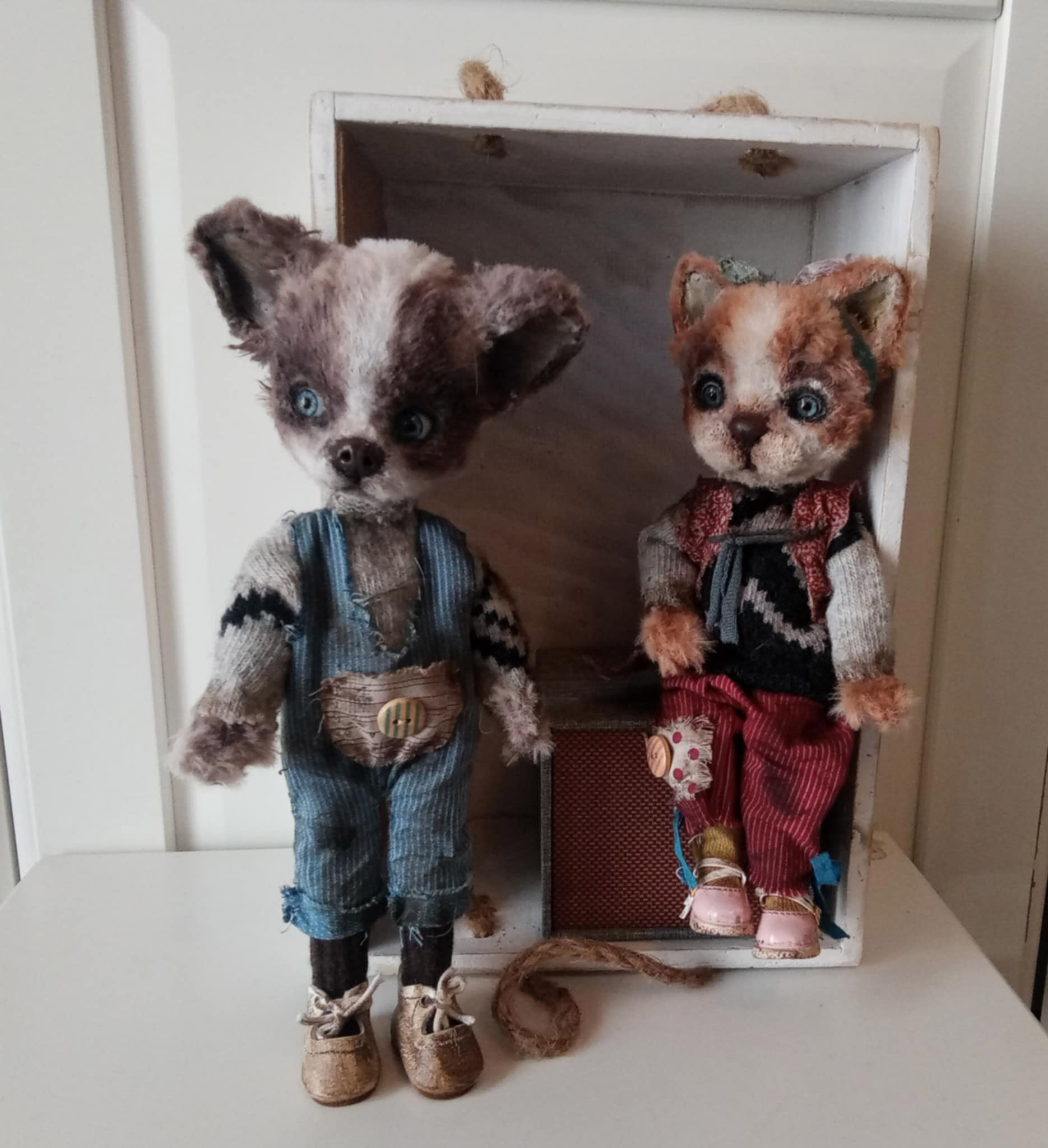 Kiki cat doll OOAK collectible art doll - Image 5