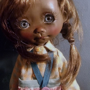 Selini a ready bjd tan doll 11.5' full set as photos