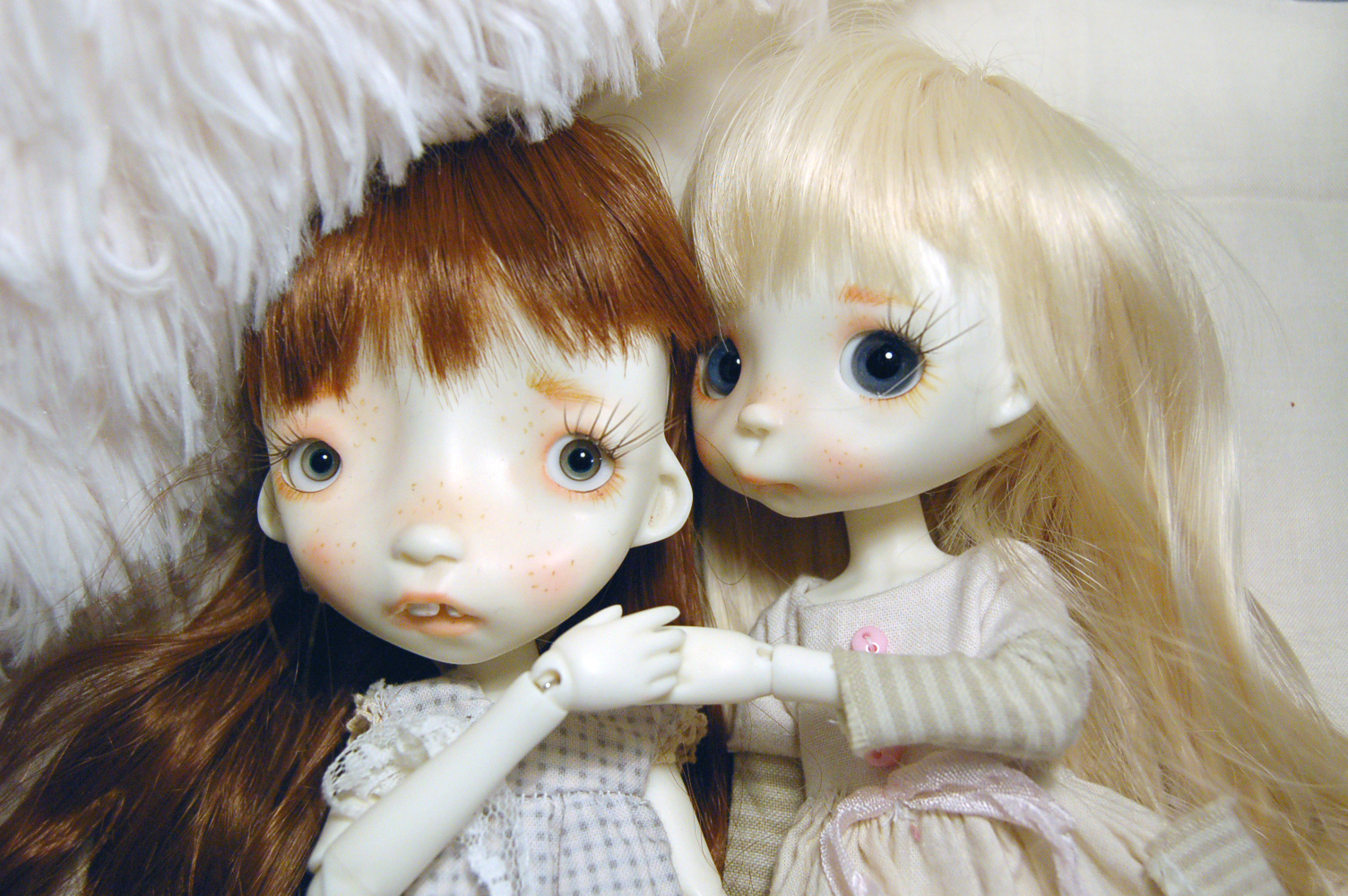 Miko doll 11.5' with faceup eyes wig as photos - Image 2