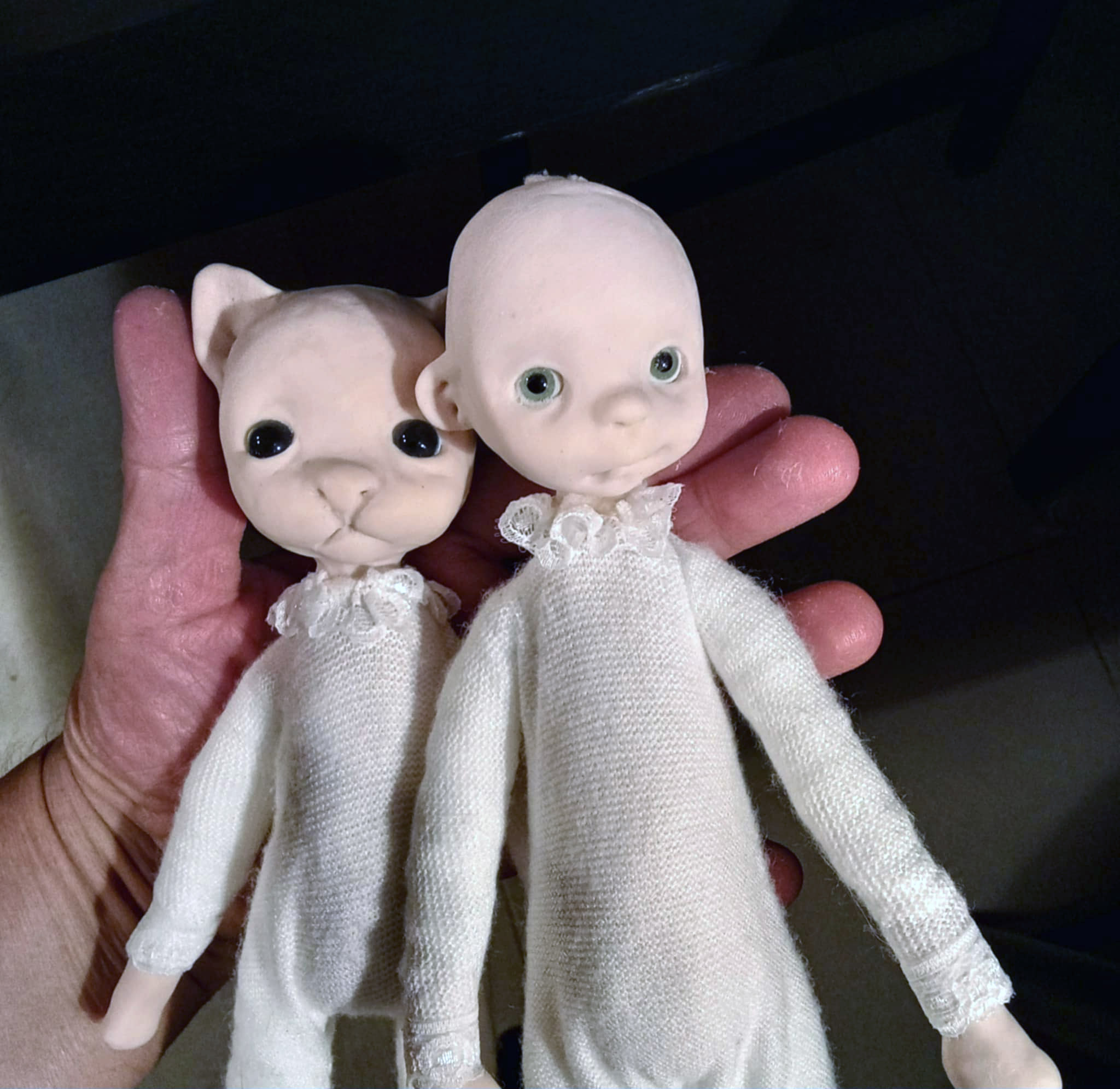 Katia' , OOAK handmade art doll 26cm ,by Ppinkydolls - Image 7