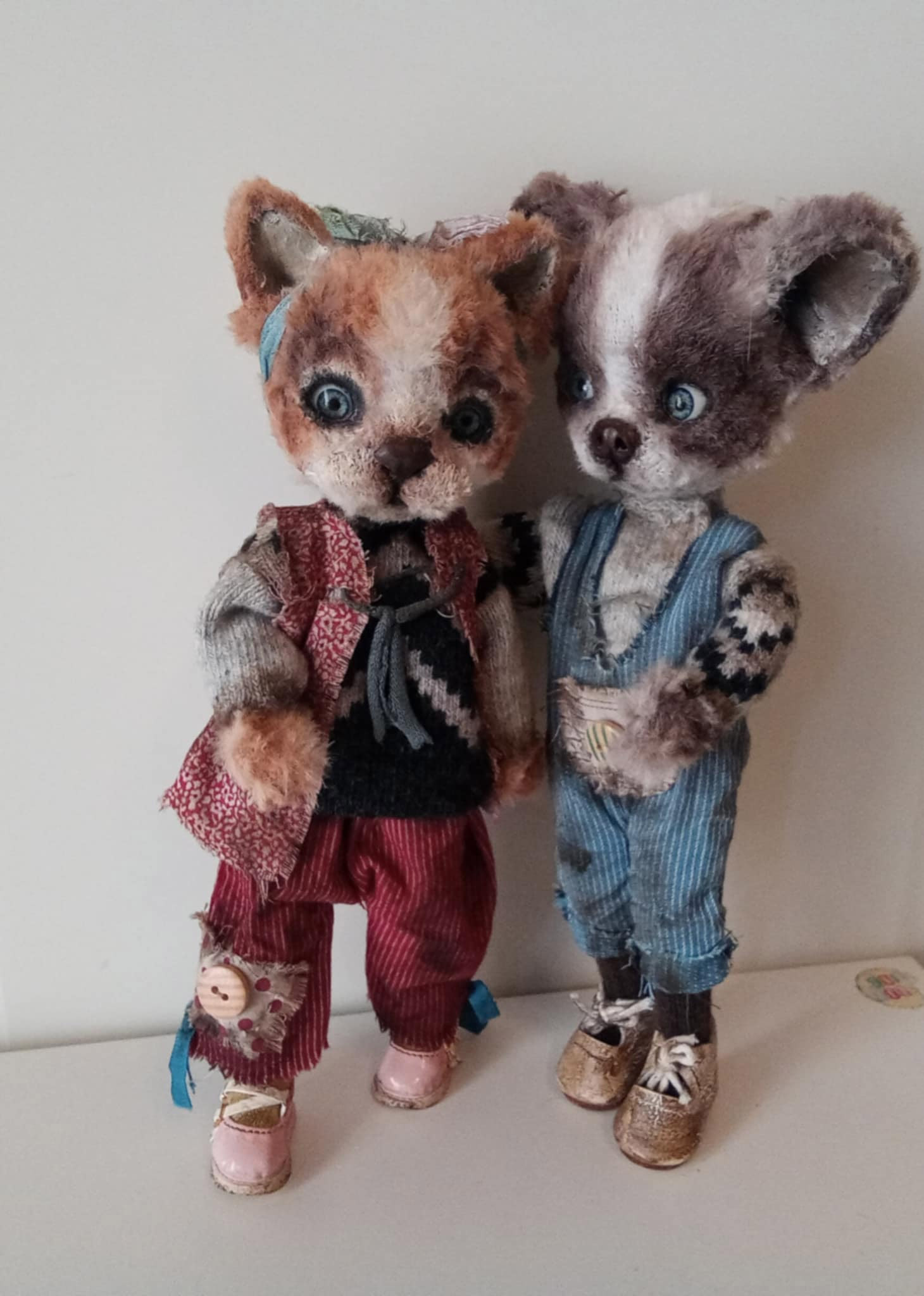 Kiki cat doll OOAK collectible art doll - Image 4