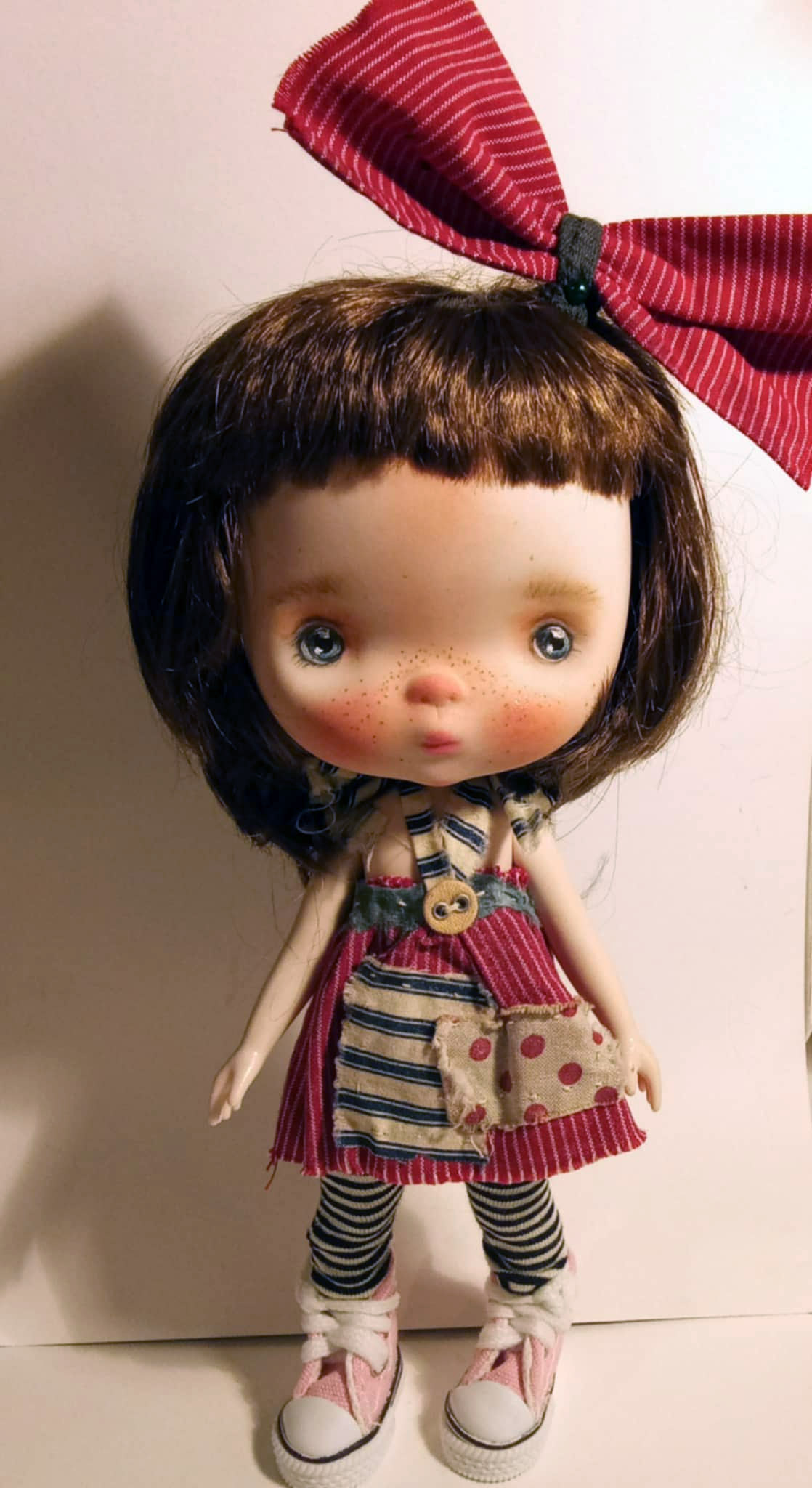 Popola ooak handmade 9'' full set ready doll by Ppinkydolls - Image 4