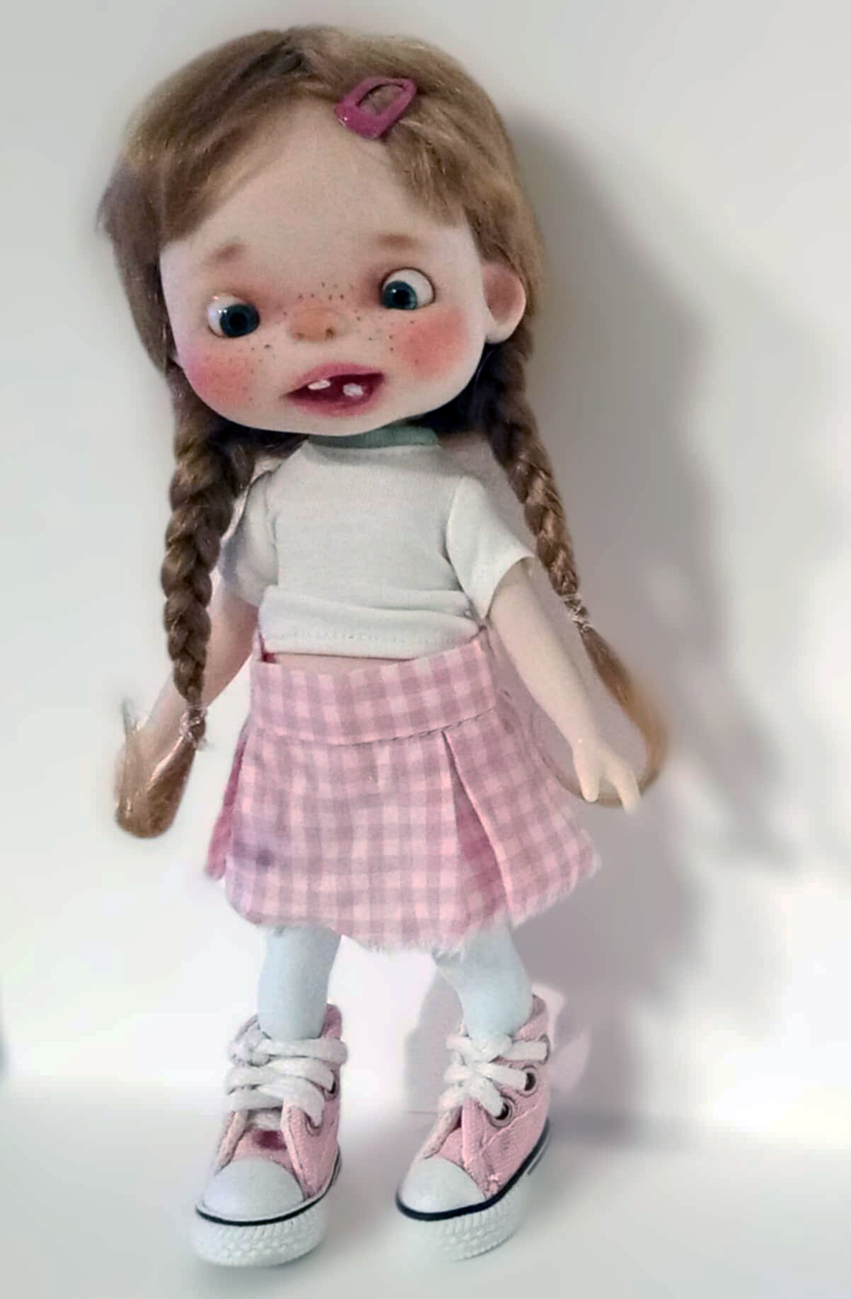 The Funny Betsy ooak handmade 8'' full set ready doll by Ppinkydolls - Image 3