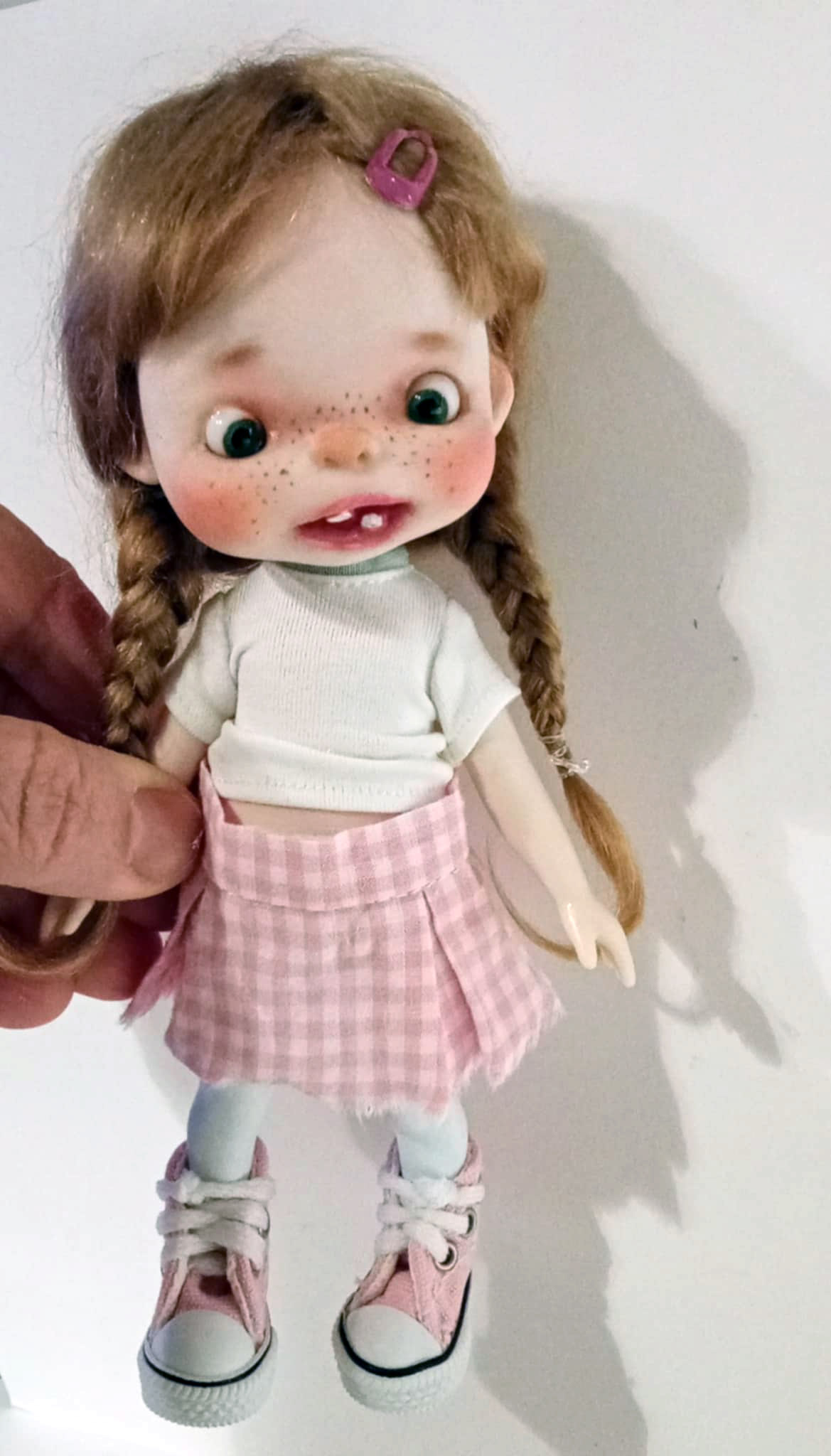 The Funny Betsy ooak handmade 8'' full set ready doll by Ppinkydolls - Image 2