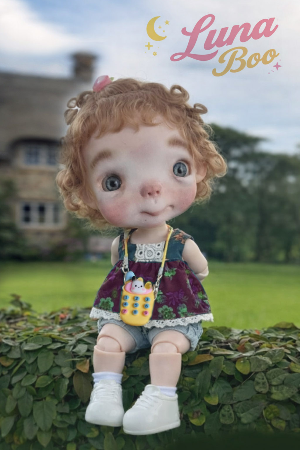 Luna Boo'bjd handmade resin doll 9 inches - Image 2