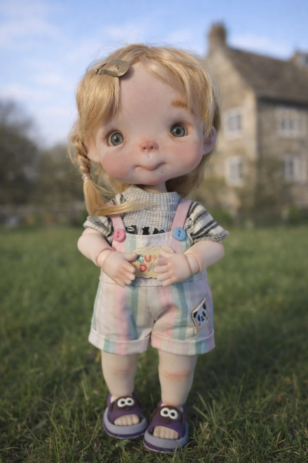 Luna Boo'bjd handmade resin doll 9 inches - Image 3