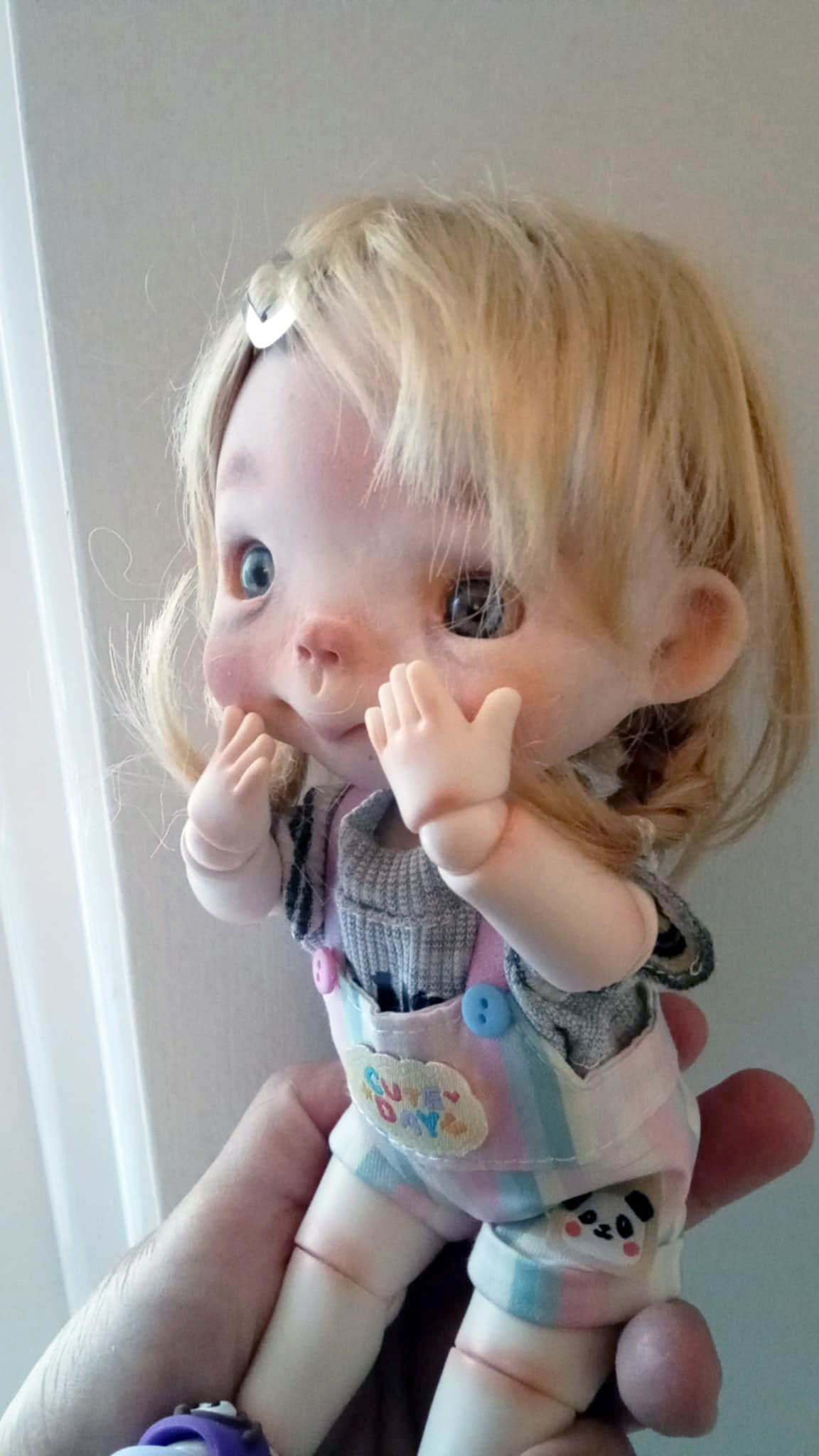 Luna Boo'bjd handmade resin doll 9 inches - Image 5