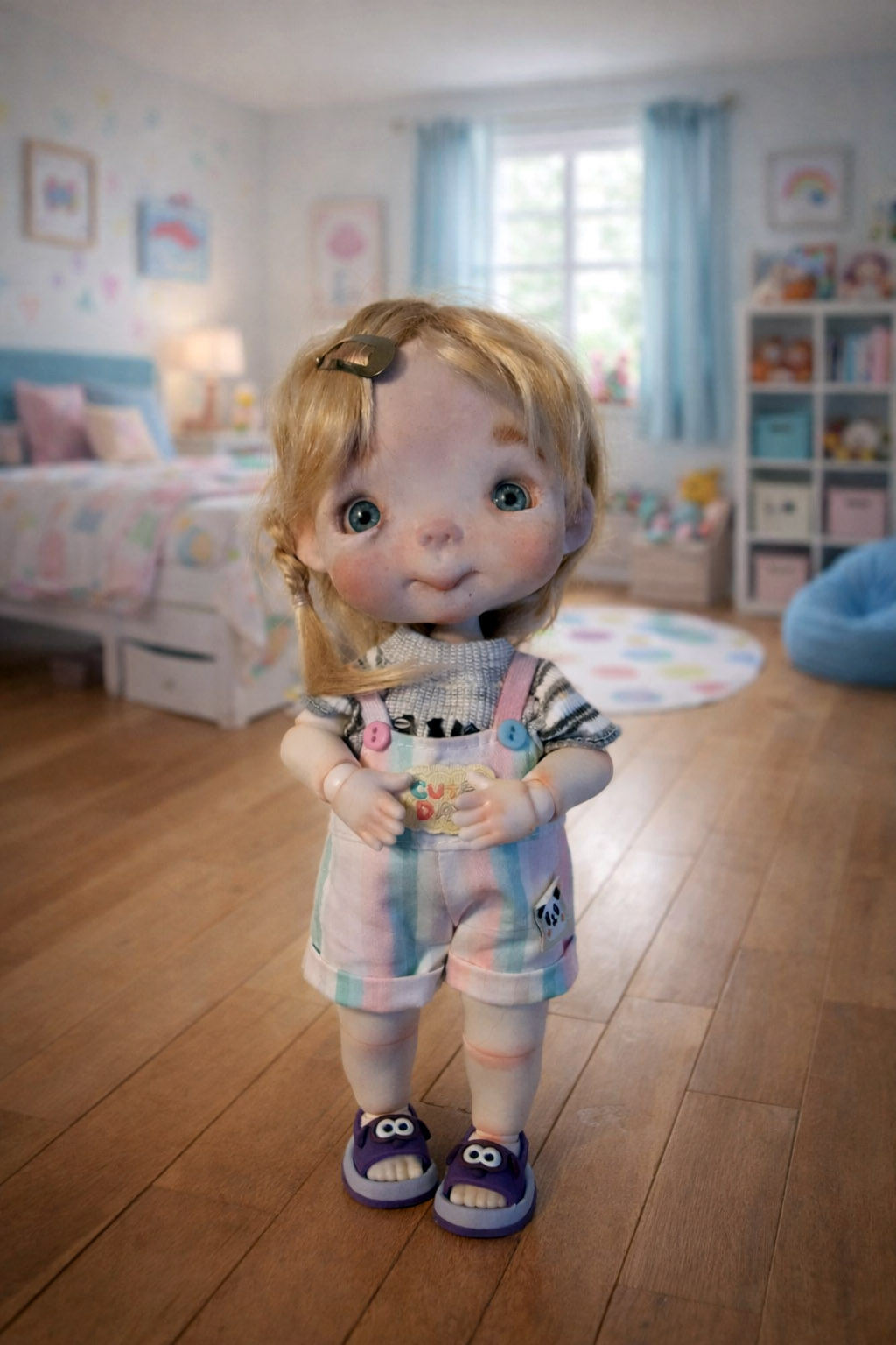 Luna Boo'bjd handmade resin doll 9 inches