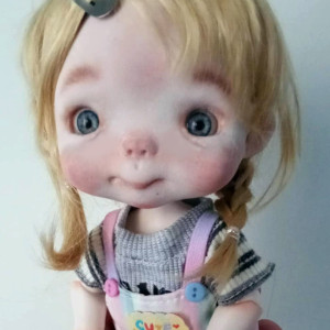 Luna Boo'bjd handmade resin doll 9 inches