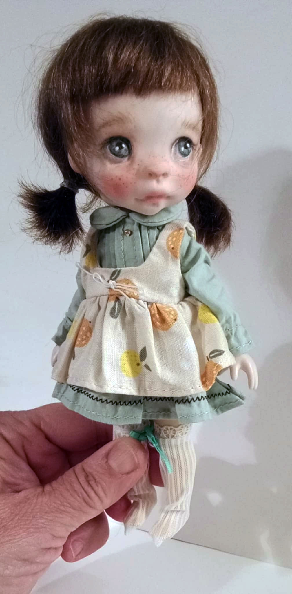 Michelle ooak handmade 8'' full set ready doll by Ppinkydolls - Image 3