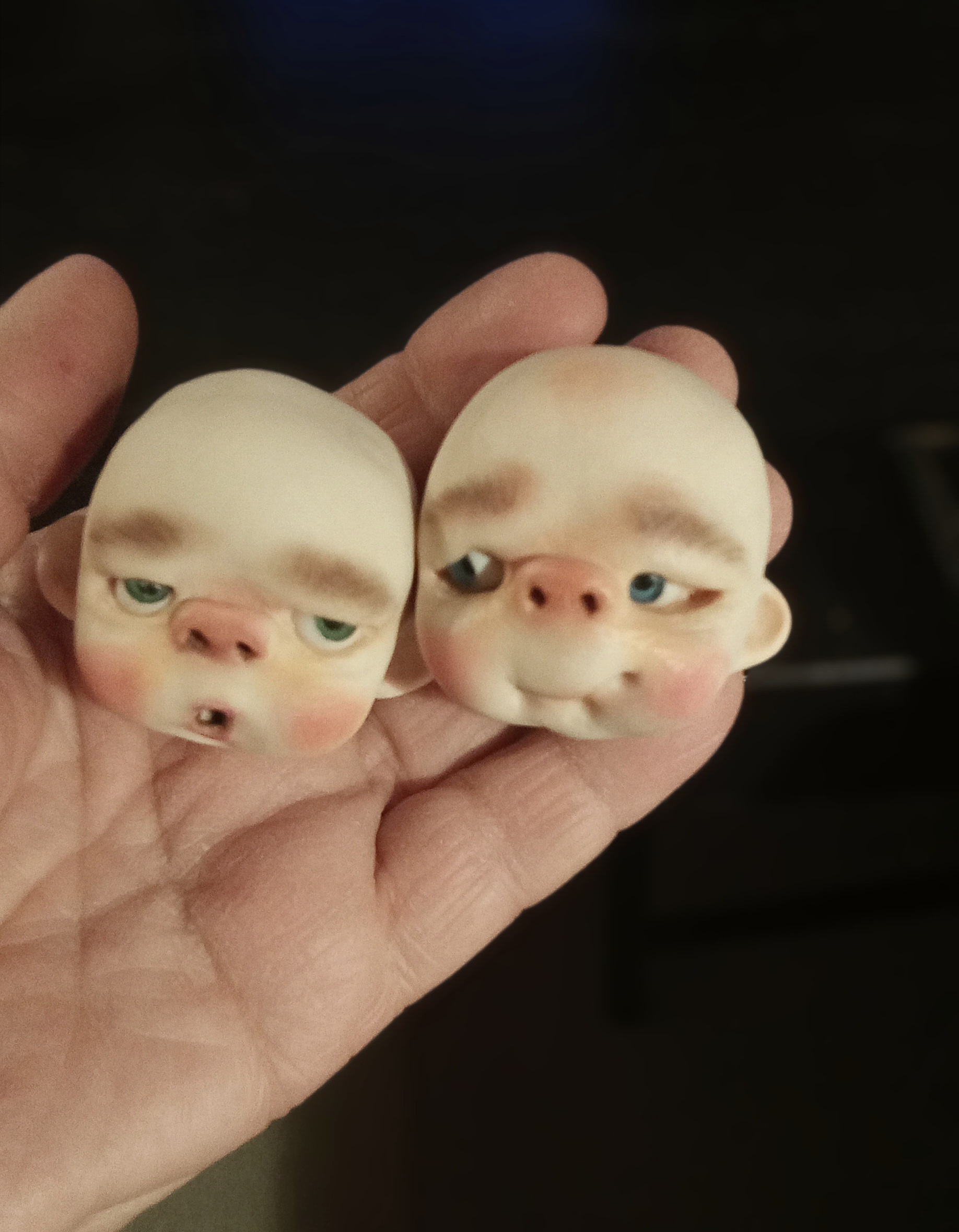 The Bad Bunnies " tiny handmade dolls - Image 5