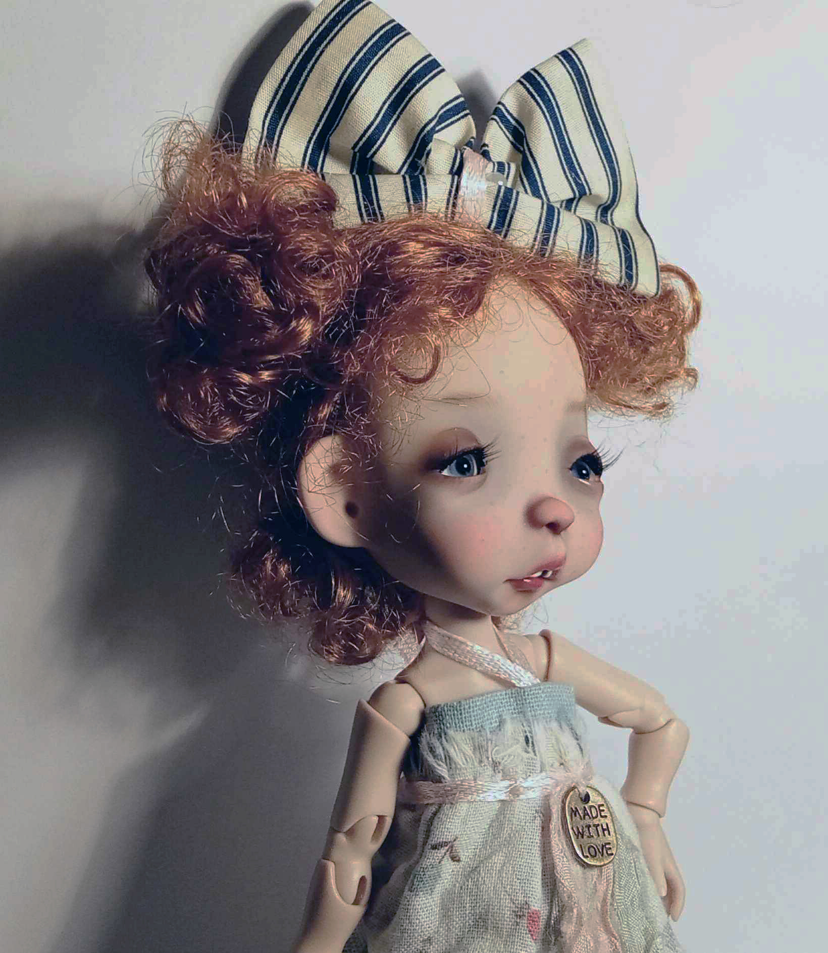 Lily Rose doll 18cm-7 inches,1/8 bjd handmade doll - Image 6