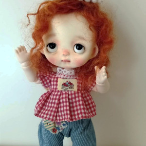 Tutu'bjd handmade resin doll 9 inches