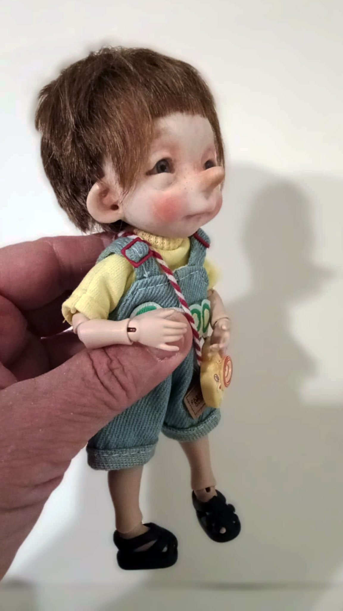 Pinocchio boy,New doll 18cm,1/8 bjd handmade doll - Image 3