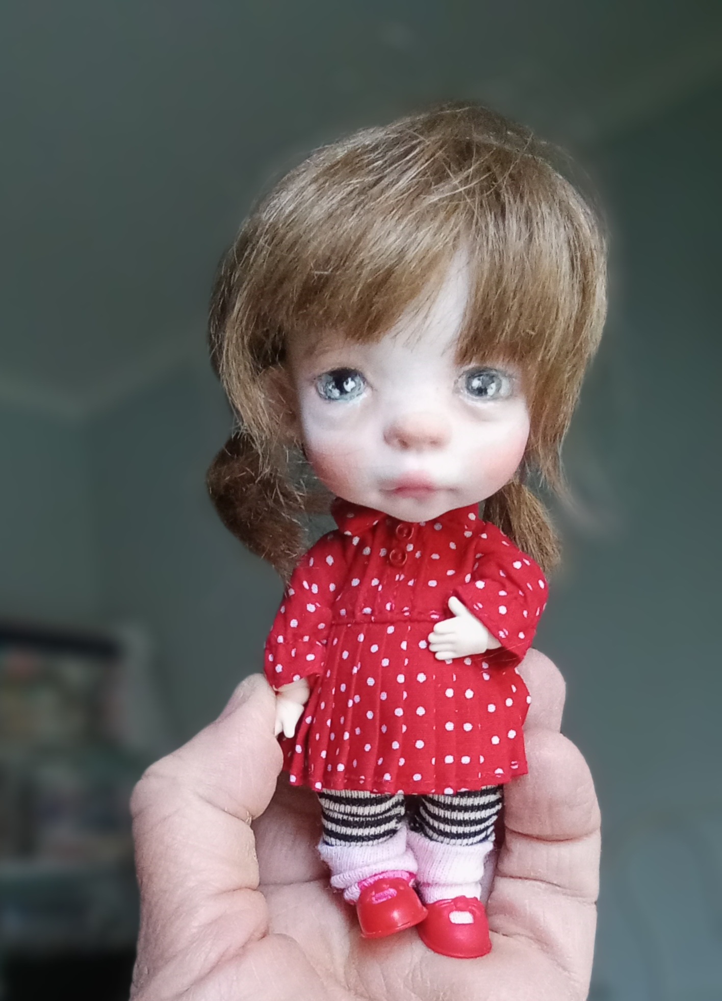 Baby Zina OOAK 1/8 bjd doll, by Ppinkydolls - Image 2