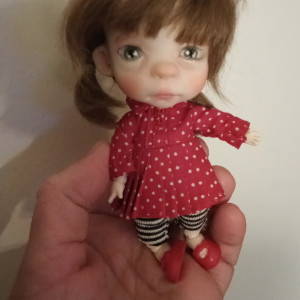 Baby Zina OOAK 1/8 bjd doll,  by Ppinkydolls