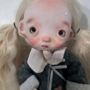 Berta'bjd One Of A Kind handmade resin doll 9 inches