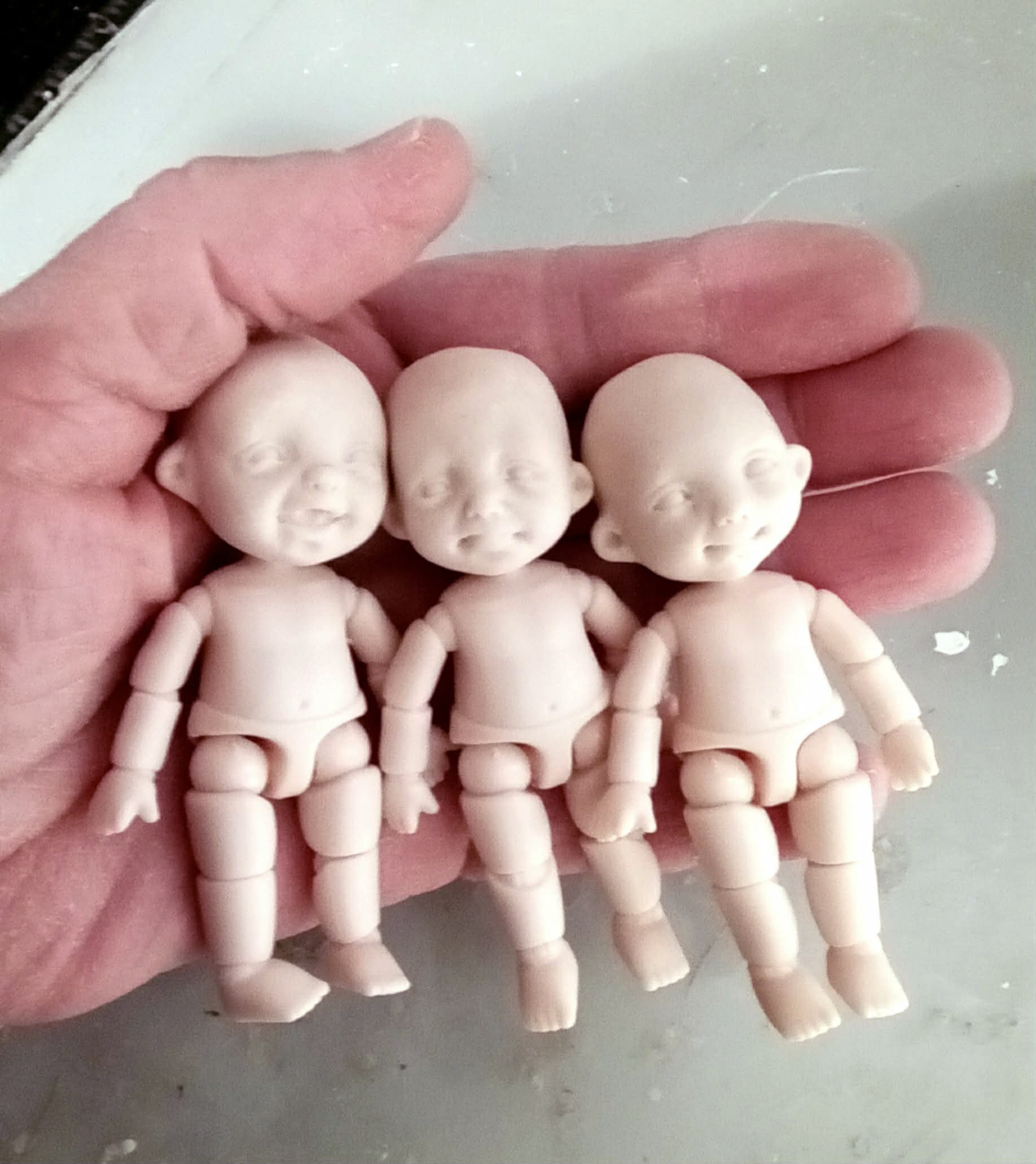 Baby Carot OOAK 3.5 inches dolls,joints body,ready art doll - Image 5
