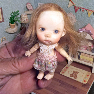 Baby Carot Suki'  3.5 inches dolls,joints body