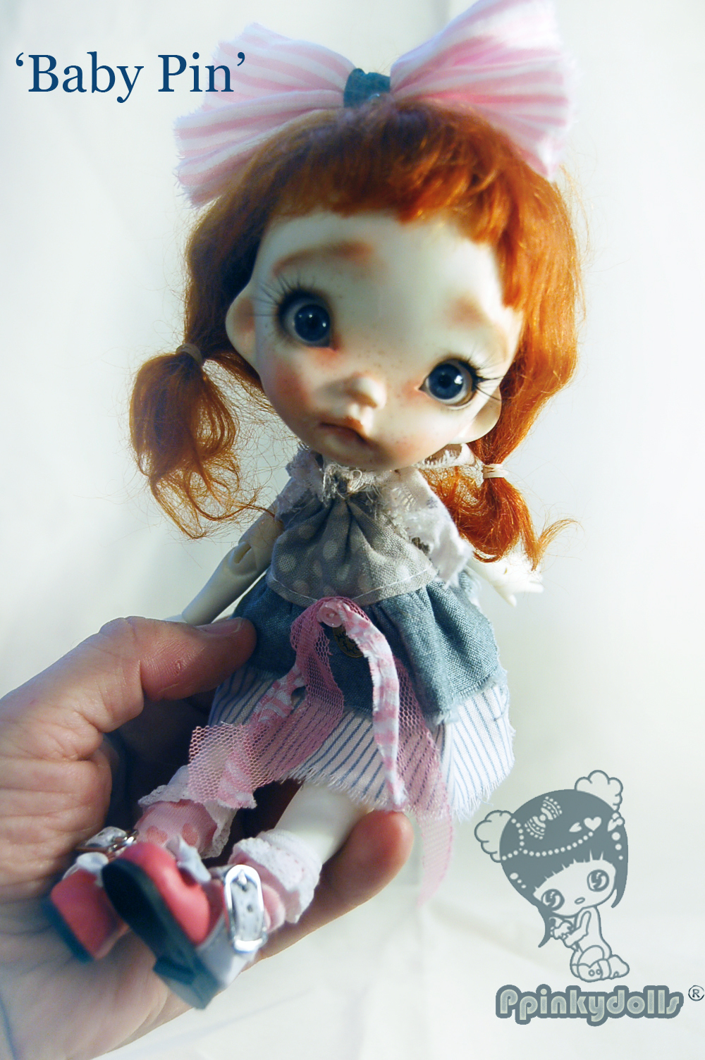 Baby Pin 20cm - 7.8 inches resin bjd doll
