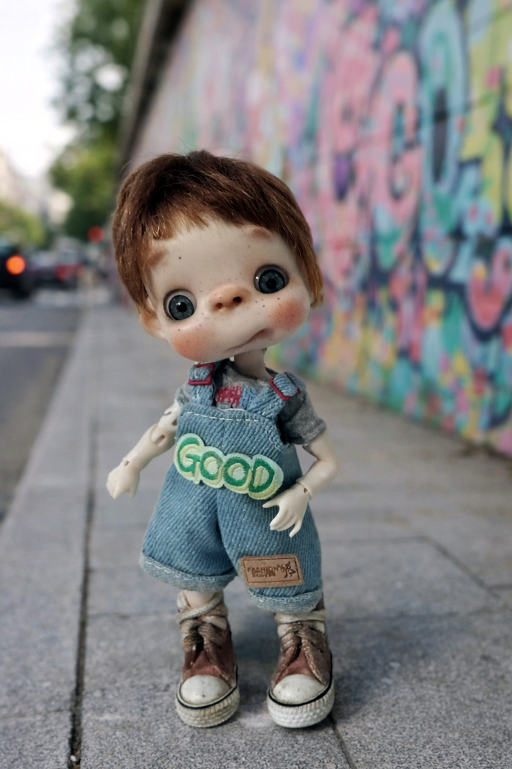 Pepe Boy doll 18cm,1/8 bjd handmade doll