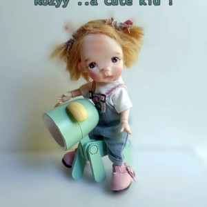 The Mini Baby Rose tiny bjd doll