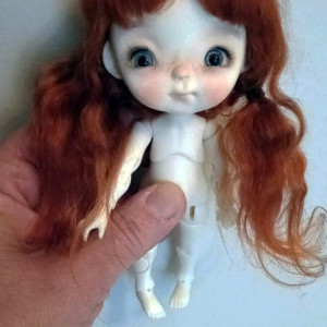 Silia doll 18cm,1/8 bjd handmade doll