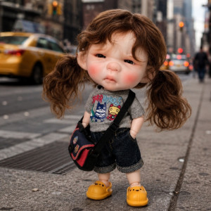 The Angry  Bug Girl ...1/8 bjd doll,  by Ppinkydolls