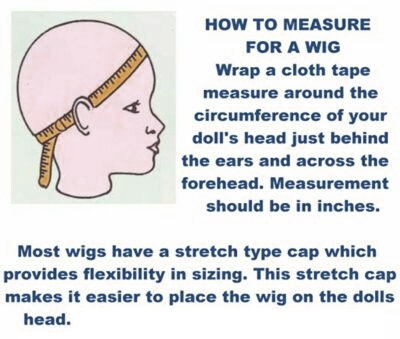 Handcrafted Mohair Wig for Starla Doll P103 - Image 2