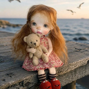 Rosa ...4.5 inches bjd doll,  by Ppinkydolls